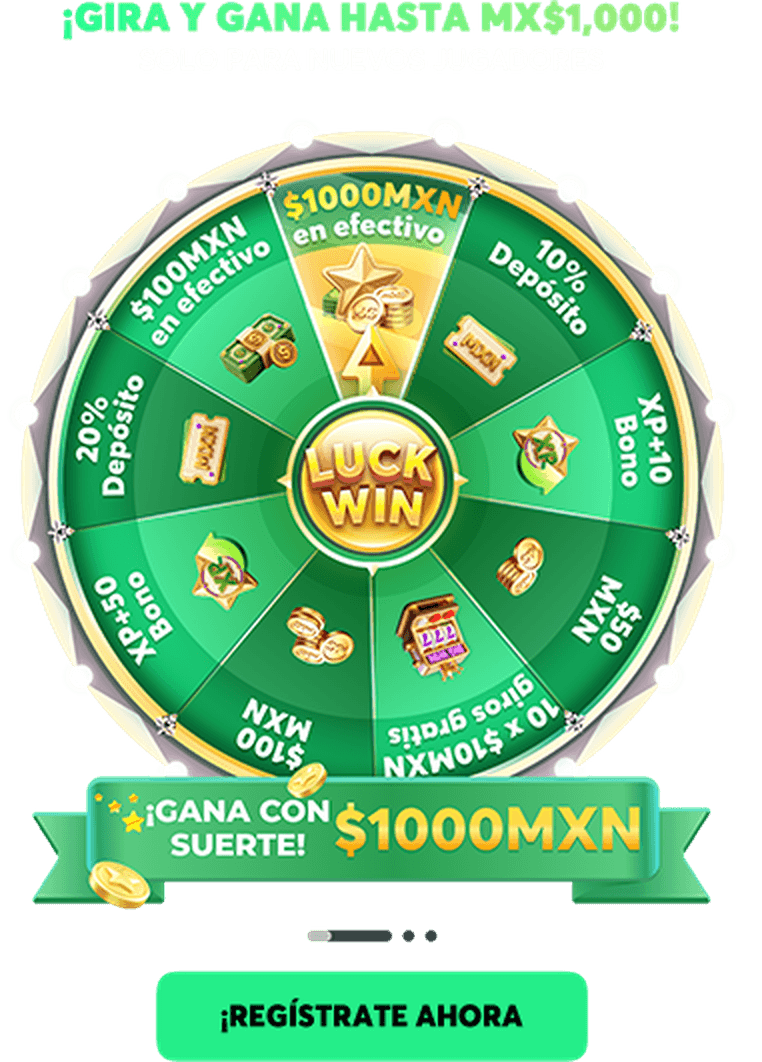 Gira y gana hasta MX$1,000